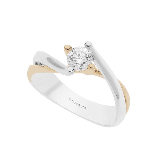 Ringe Comete Dame Solitari in Weißgold ANB2371 - ANB2371